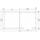 Abri en bois massif 9m² MODERNE + terrasse 7m² Gardy Shelter Ma boutique